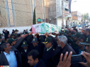 تشییع پیکر شهید مدافع وطن &quot;امین افشاری پور&quot;در بم 