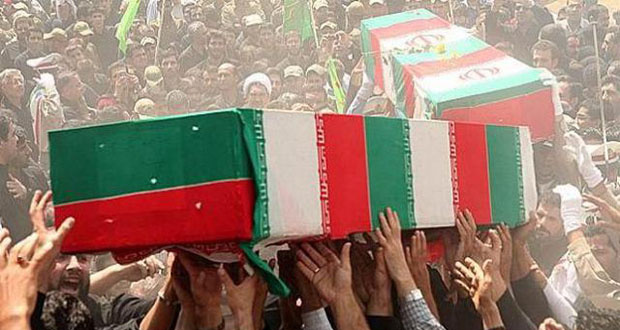 وداع مردم تهران با پیکرهای ۱۱۰ شهید دوران دفاع مقدس